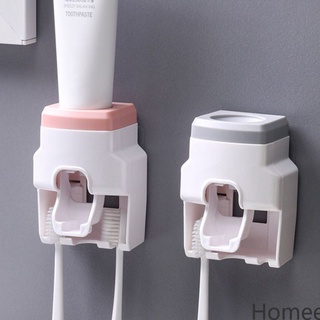 Ready Toothpaste Dispenser Wall Mount Toothbrush Holder Lazy Toothpaste Squeezer For Toilet Home Bathroom Accessorie COD