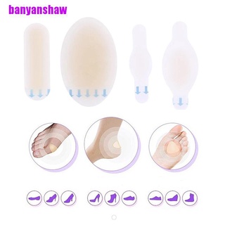 banyanshaw 2Pcs Foot Care Skin Hydrocolloid Relief Plaster Blister Patch Heel Protector HGGH