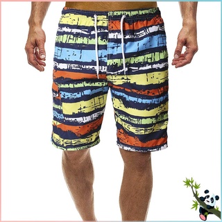 [QC] MDK07 Hombres Spot Impresión Verano Deportes Elásticos Pantalones Cortos De Playa Mini Calientes (2)