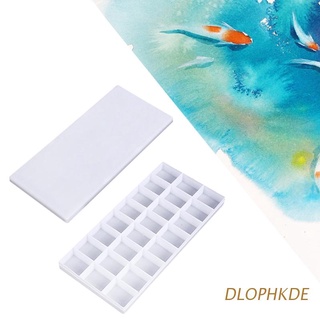 DLOPHKDE-Paleta De Pintura Acrílica (24 Compartimentos Con Tapa , Para Niños , De Viaje)