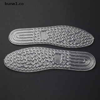 [buna1] plantilla ortopédica de gel de silicona para mujer/zapatos de tacón alto/almohadillas de soporte de arco de pie plano [co]