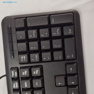 mainsaut Portable USB Keyboard 105 Keys Spanish Keyboard Plug and Play for PC (8)