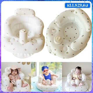 Kllxzrau tina inflable Para bebé/niños/sillón De baño Divertido/flotador Para bebés A la edad Lear 6 A 1