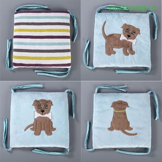 sun1iss baby room decoración 6 piezas parachoques cama protector impreso animales perros almohada para recién nacido en la cuna cosas 30*30cm