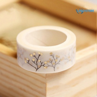 longyistore 2pcs árbol de deseos diy papel adhesivo adhesivo decorativo washi papelería cintas