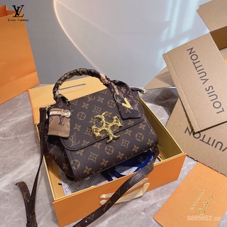 Bolsa De Ombro Feminina Clássica Geométrica Louis Vuitton Com Caixa