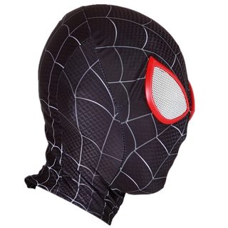 Spider-Man: en el Spider-Verse Miles Morales máscara lentes 3D Cosplay Spiderman superhéroe Props máscaras (3)