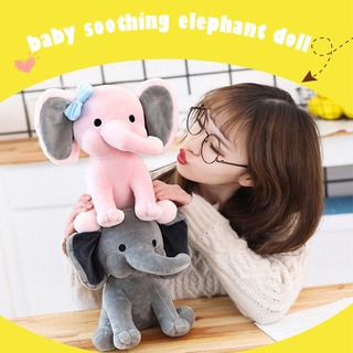 bebé elefante peluche animal calmante suave almohada elefante animales juguetes (1)