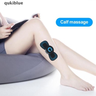 qukiblue estimulador de cuello eléctrico cervical espalda masajeador de muslo alivio del dolor parche de masaje co