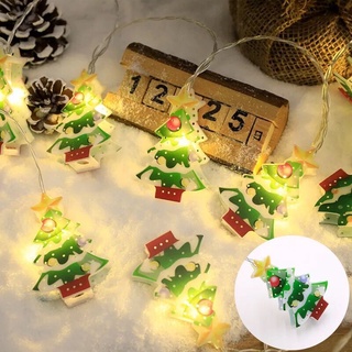 1.5M 3M Navidad Luces De Hadas/Alimentado Con Pilas Santa Claus Alambre De Cobre/Luz Nocturna Decorativa Para Año Nuevo , Fiesta , Habitación De Los Niños (3)