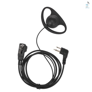 [Stock]Universal Finger PTT Earpiece with Microphone Headset for Motorola Two Way Radio Walkie Talkie Two Pin M Plug