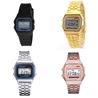 reloj electrónico deportivo f91w para mujer/reloj electrónico luminoso con alarma de acero (1)