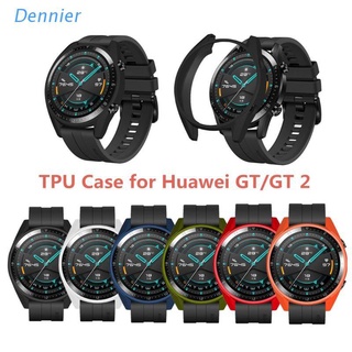 Cubierta protectora De Tpu suave Den cubierta protectora De pantalla completa Para Huawei Gt2 46mm reloj Inteligente pulsera accesorios
