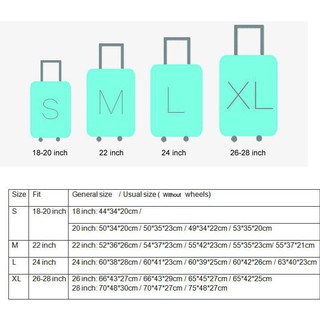 Protector de equipaje elástico cubierta de equipaje maleta maleta a prueba de polvo antiarañazos- Unitronvar (2)