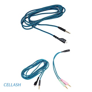 cellash - cable de auriculares de repuesto para auriculares steelseries arctis 3 5 7