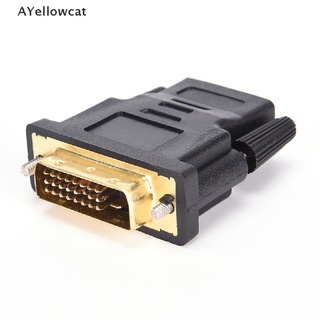 Ayc HDMI convertir chapado en oro macho a hembra 1080P HDTV adaptador convertidor Cable MY