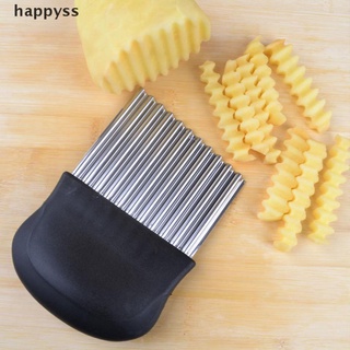 [happy] cortador de papas fritas masa vegetal fruta arrugado cortador de cuchillo ondulado