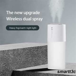 Dual Spray Wireless Air Humidifier USB Small Air Purifier Home Office Car Silent Diffuser Mist Maker With Night Lamp sma