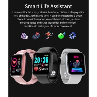 ¡realista impermeable!! reloj Inteligente Y68 D20 reloj Inteligente con Bluetooth tarjeta Usb con Monitor Aco Smartwatch (3)