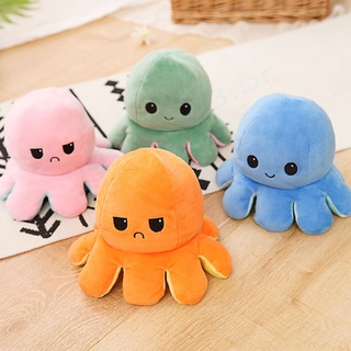 {available}resaltador de pulpo con forma de pulpo/juguete suave flip the octopus lindo juguete suave regalo de cumpleaños regalo de niños