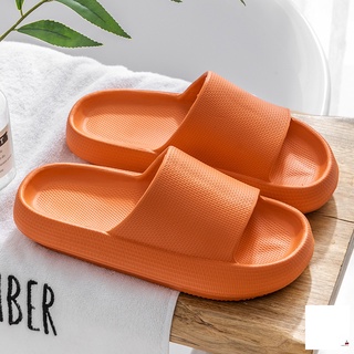 Zapatillas antideslizantes suaves de 4 cm con suela gruesa para baño suave sandalia antideslizante parejas en casa (6)