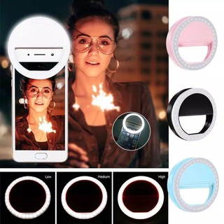 Selfie anillo de luz 3 modo 36 LED anillo de luz recargable tiktok transmisión en vivo anillo clip