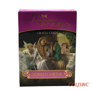 GOLJSWC The Romance Angels Oracle Cards Versión En Inglés 44 Cartas Baraja Tarot Leer Destino Adivinación Juego De Mesa