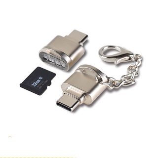 Mini Lector De Tarjetas De Memoria Tipo C Micro SD TF OTG Adaptador USB 3.1 Portátil