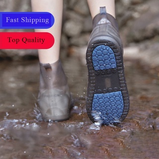 Cubiertas de zapatos Unisex hombres de alta tensión elástica de silicona Galoshes 2020 antideslizante cubre para zapatos de mujer botas de lluvia zapatos impermeables