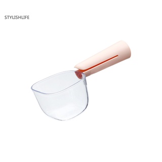 Stylishlife - cuchara transparente para medir alimentos, marcas grabadas, utensilios de cocina (2)
