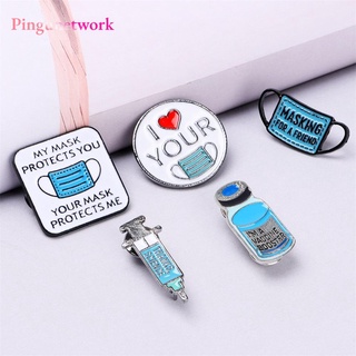 PINGUNETWORK New Fashion Nurse Brooch Clothes Jewelry Thanks Science Badge Nurse's Day Jewelry Accessories Bandage Oil Drop Clothes Lapel Pin Cute