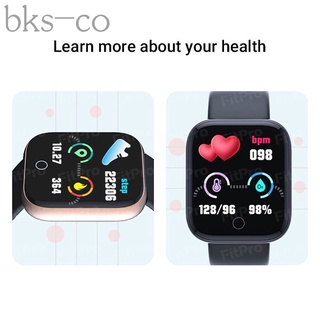 Reloj inteligente Baokuan Y68 D20 con Bluetooth USB con Monitor cardiaco PK W26 X7 Smartwatch
