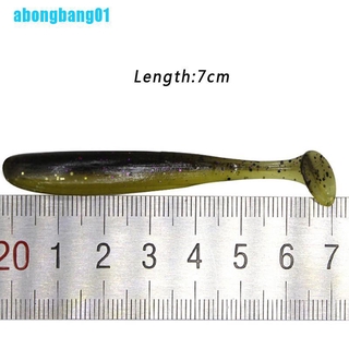 abongbang01++10 pzas/juego de señuelos blandos de pececillos falsos de 7 cm/2g t cola cebo suave equipo de pesca nuevo (3)