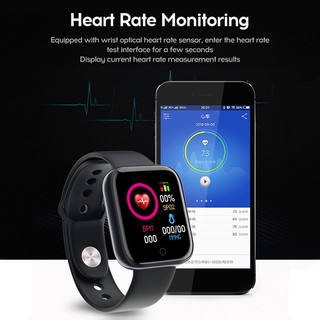 Reloj Inteligente Y68 a prueba de agua/Monitor de frecuencia cardiaca/pulsera Inteligente Bluetooth (4)
