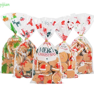 Yijian envoltorio De fiesta galletas Festiva suministros De galletas embalajes bolsas De dulces dulces navideñas