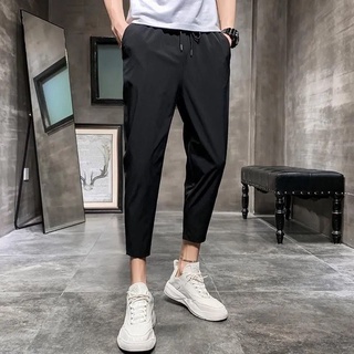 [shengwofu.co]spot recortado pantalones de los hombres sueltos de hielo de seda de ocio deportes grasa más tamaño más el tamaño de secado rápido9sub-pantalones de verano ultra-delgado moda