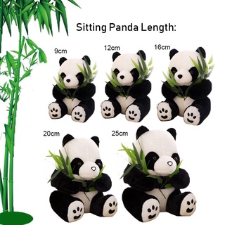 Os regalo De navidad cumpleaños juguete suave tela niños bebé arrodillado Sentado oso lindos animales De peluche Panda De peluche (3)
