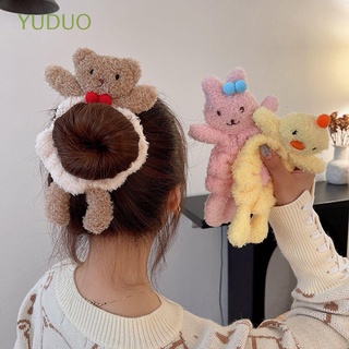 Yuduo pinza Para el cabello De dibujos animados De oso De conejo Para coleta