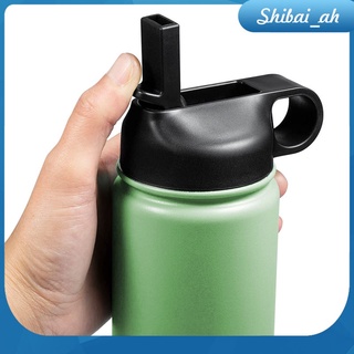 [shibai_ah] Tapa de paja para boca ancha, tapa de paja con pajitas para Hydroflask boca ancha 12-64oz, tapa de paja botella de agua