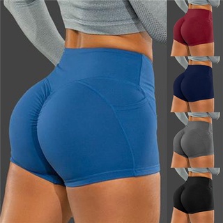 nuevos pantalones cortos de cintura alta para correr/shorts de moda para mujer/ropa de yoga/pantalones de yoga/pantalones de fitness/pantalones calientes
