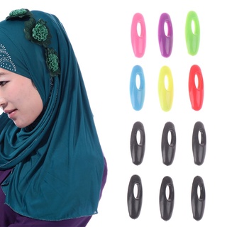 xia mujeres turbante aguja ovalada musulmán hiyab pin cabeza envolturas clip de seguridad bufanda hebilla (6)