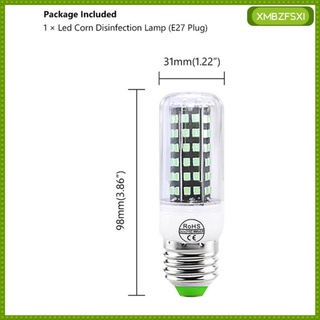 LED 10w 220v UV Germicidal Lamp Corn Bulb UVC Light Sanitizer E27 Screw-in