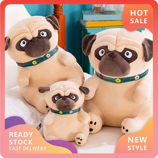 Yx-wo almohada De felpa De dibujos animados perro/simulación De Pug/aficionador/juguete De regalo Para niños