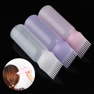 [Crushcactushg] 120ML Hair Dye Bottle With Applicator Brush Salon Hair Coloring Dyeing Bottles Hot Sale