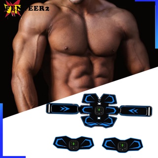 [Fenteer2 3c] estimulador Abdominal muscular Abdominal entrenador dispositivo de tóner para hombres mujeres Fitness
