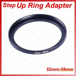 shan 1PC Metal 52mm-58mm Step Up Filter Lens Ring Adapter 52-58 mm 52 to 58 Stepping