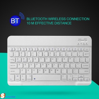 Teclado sem fio Bluetooth para IOS Android Windows PC Tablet PC mais recente 【SUN】
