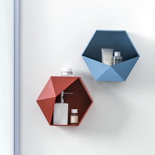 sky soporte de decoración del hogar organizador de baño estante de baño estante de almacenamiento conveniente combinación gabinete superpuesto estantes montados en la pared (9)