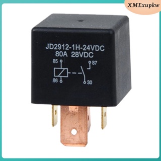 JD2912-1H-24VDC Car Changeover Power Relay 28V 80A 4-Pin SPDT on OFF Switch