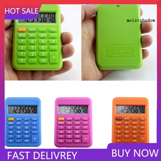 Bgyp_ Pocket Student Mini calculadora electrónica Color caramelo suministros de oficina